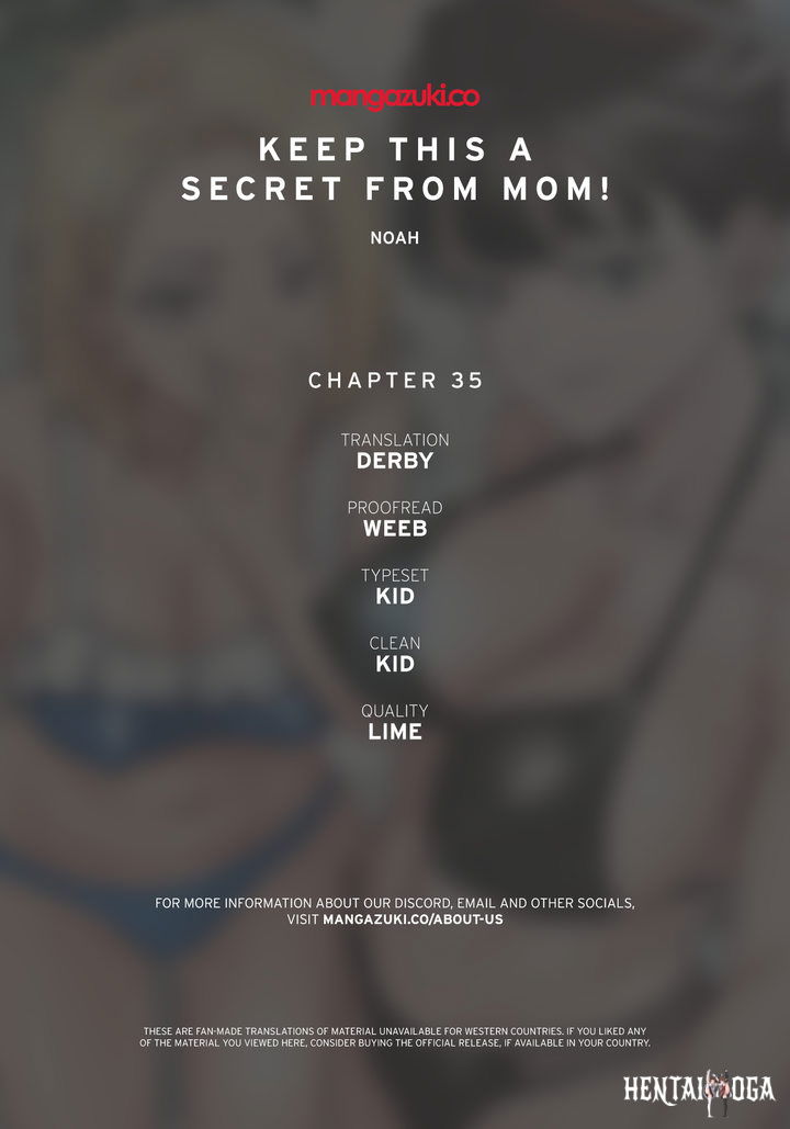 Keep it a secret from your mother! Keep it a secret from your mother! Chapter 35 - Page 1