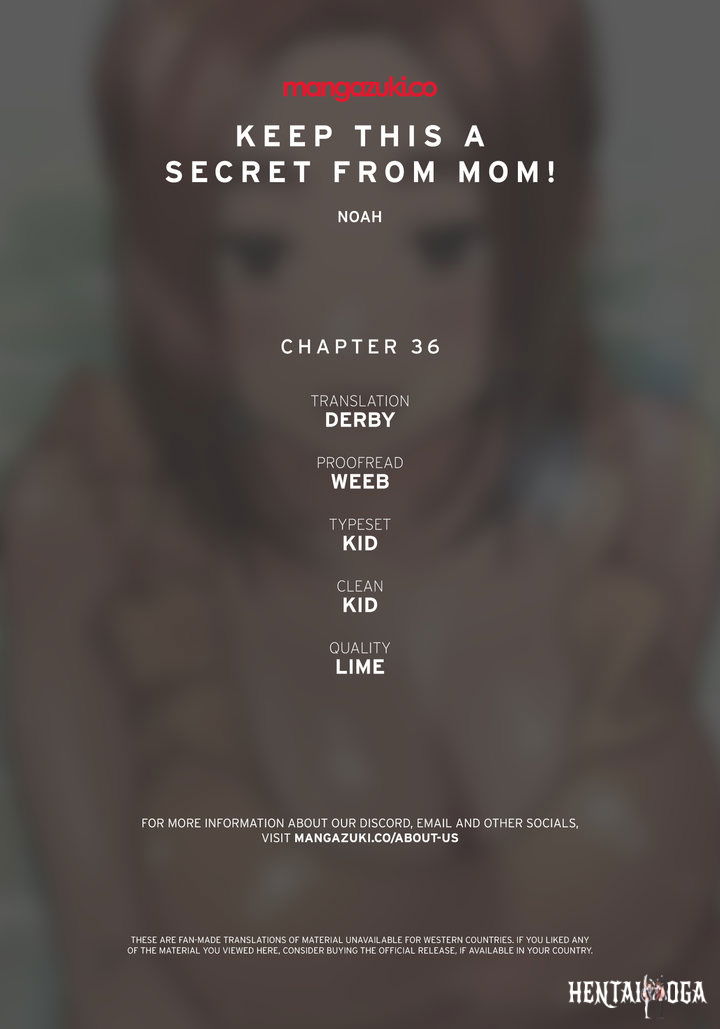 Keep it a secret from your mother! Keep it a secret from your mother! Chapter 36 - Page 1