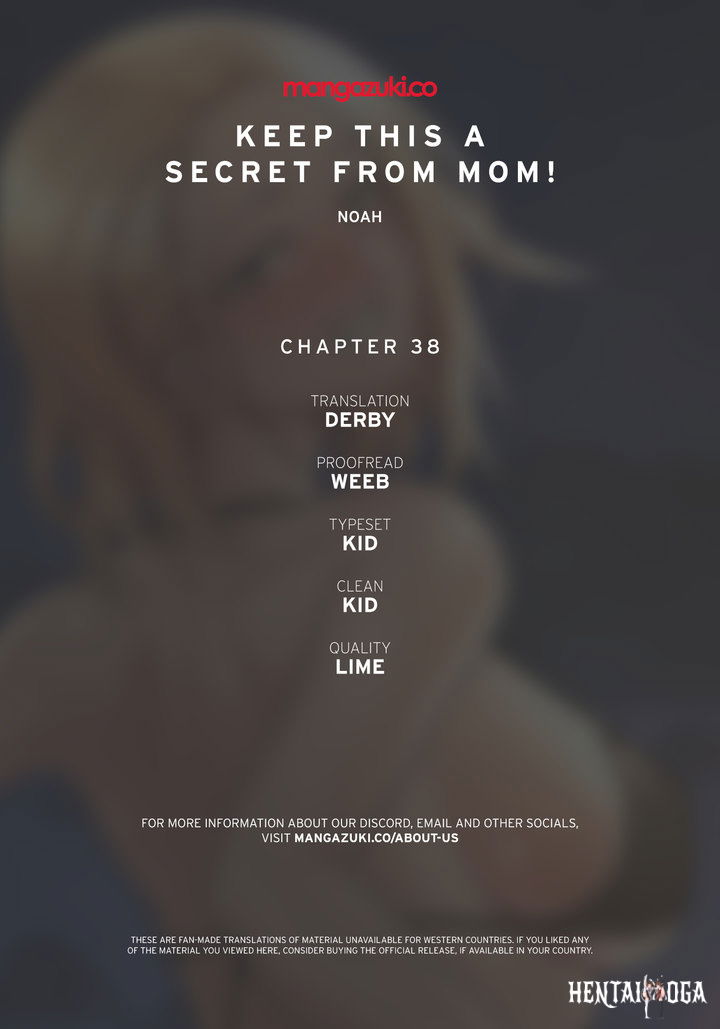 Keep it a secret from your mother! Keep it a secret from your mother! Chapter 38 - Page 1