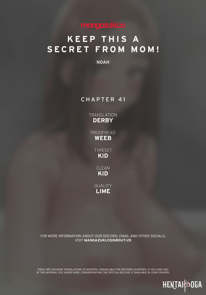 Keep it a secret from your mother! Keep it a secret from your mother! Chapter 41 - Page 1
