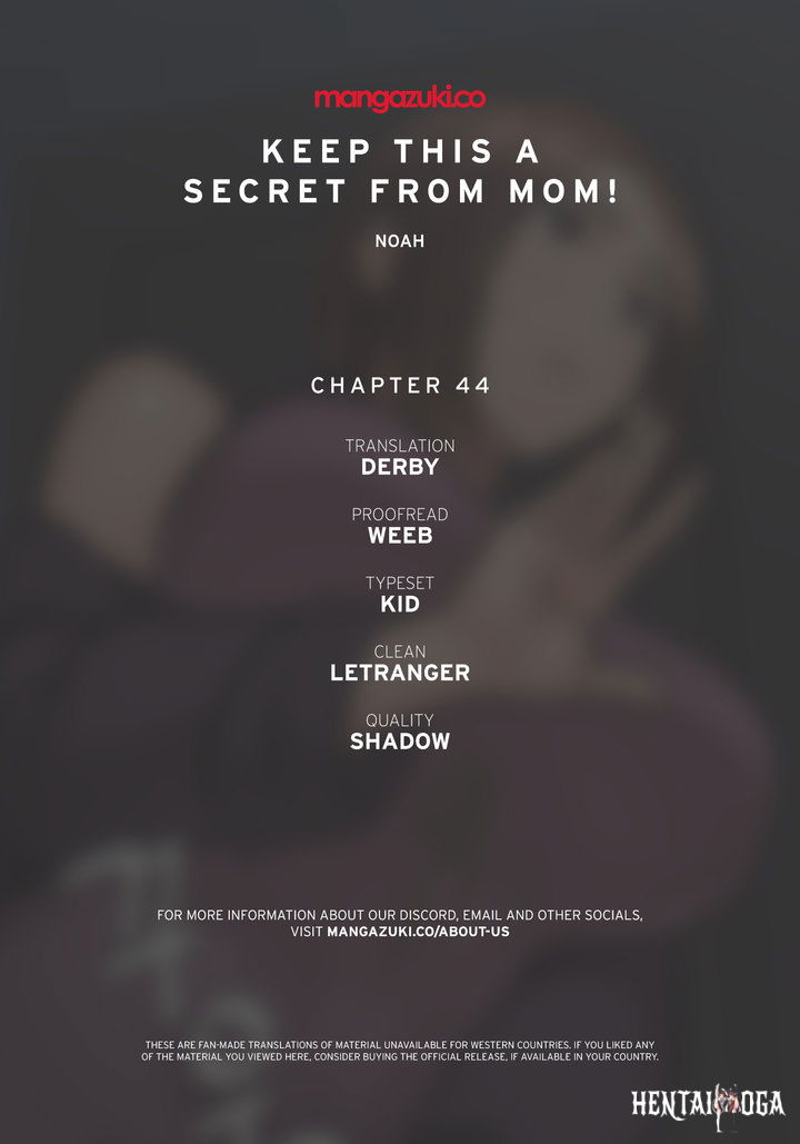 Keep it a secret from your mother! Keep it a secret from your mother! Chapter 44 - Page 1