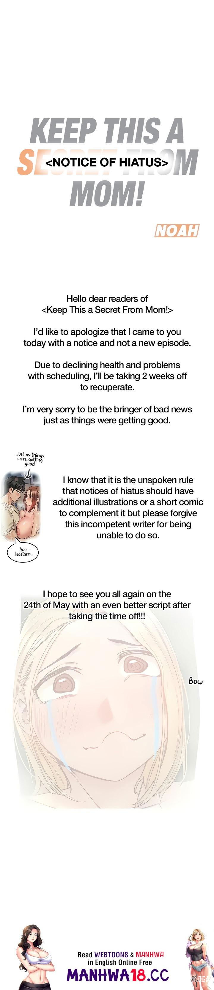 Keep it a secret from your mother! Keep it a secret from your mother! Chapter 47.5 - Page 1