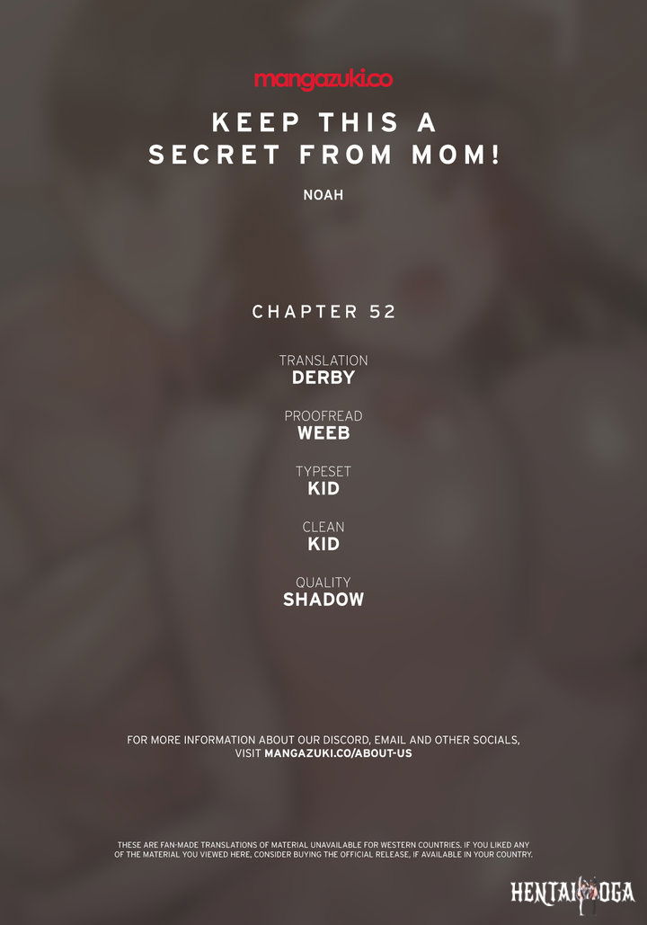 Keep it a secret from your mother! Keep it a secret from your mother! Chapter 52 - Page 1
