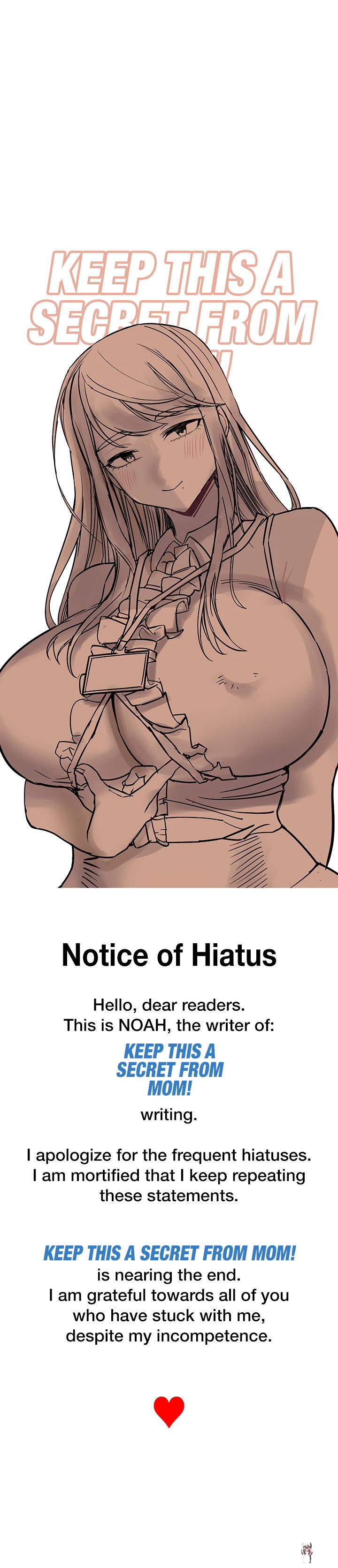 Keep it a secret from your mother! Keep it a secret from your mother! Chapter 67.5 - Page 1