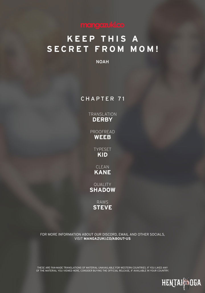 Keep it a secret from your mother! Keep it a secret from your mother! Chapter 71 - Page 1