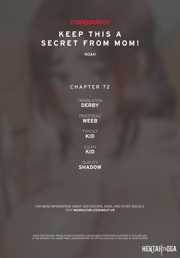 Keep it a secret from your mother! Keep it a secret from your mother! Chapter 72 - Page 1