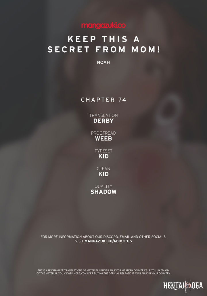 Keep it a secret from your mother! Keep it a secret from your mother! Chapter 74 - Page 1