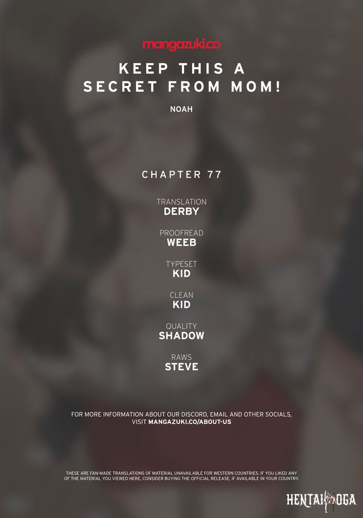 Keep it a secret from your mother! Keep it a secret from your mother! Chapter 77 - Page 1
