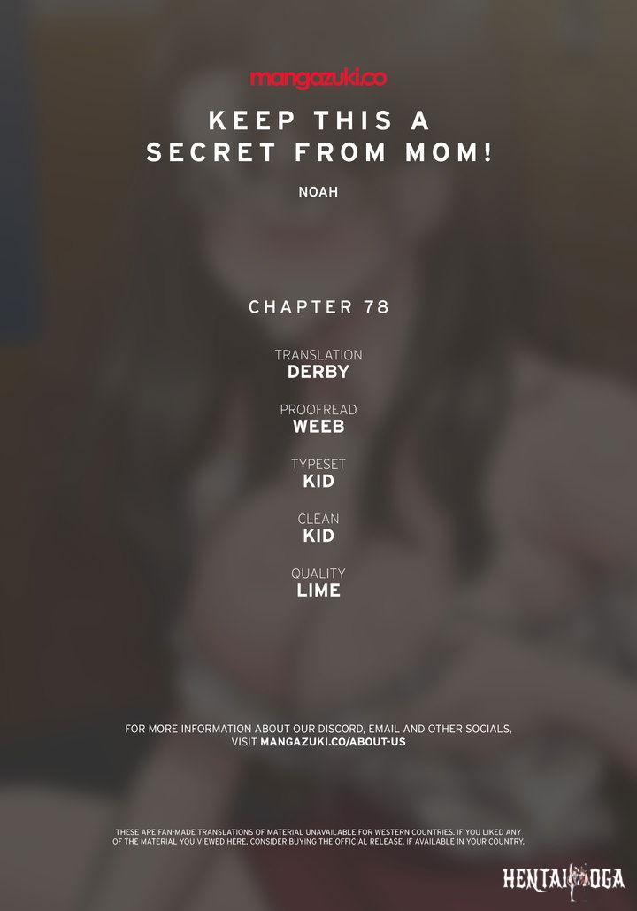 Keep it a secret from your mother! Keep it a secret from your mother! Chapter 78 - Page 1