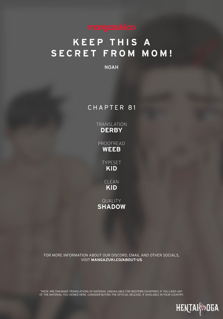 Keep it a secret from your mother! Keep it a secret from your mother! Chapter 81 - Page 1