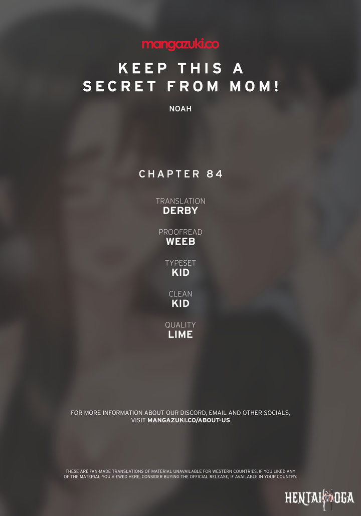 Keep it a secret from your mother! Keep it a secret from your mother! Chapter 84 - Page 1