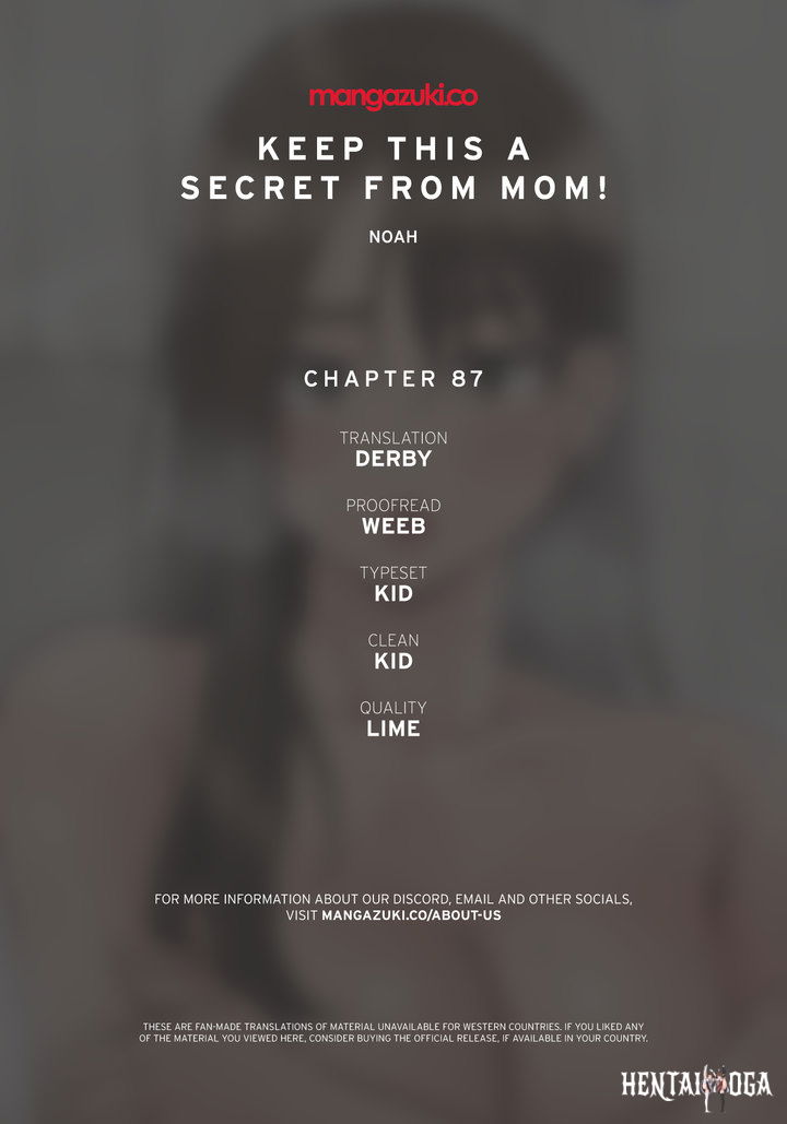 Keep it a secret from your mother! Keep it a secret from your mother! Chapter 87 - Page 1