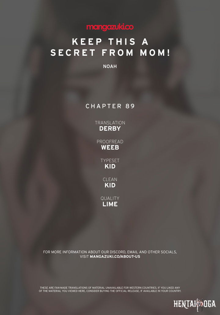 Keep it a secret from your mother! Keep it a secret from your mother! Chapter 89 - Page 1