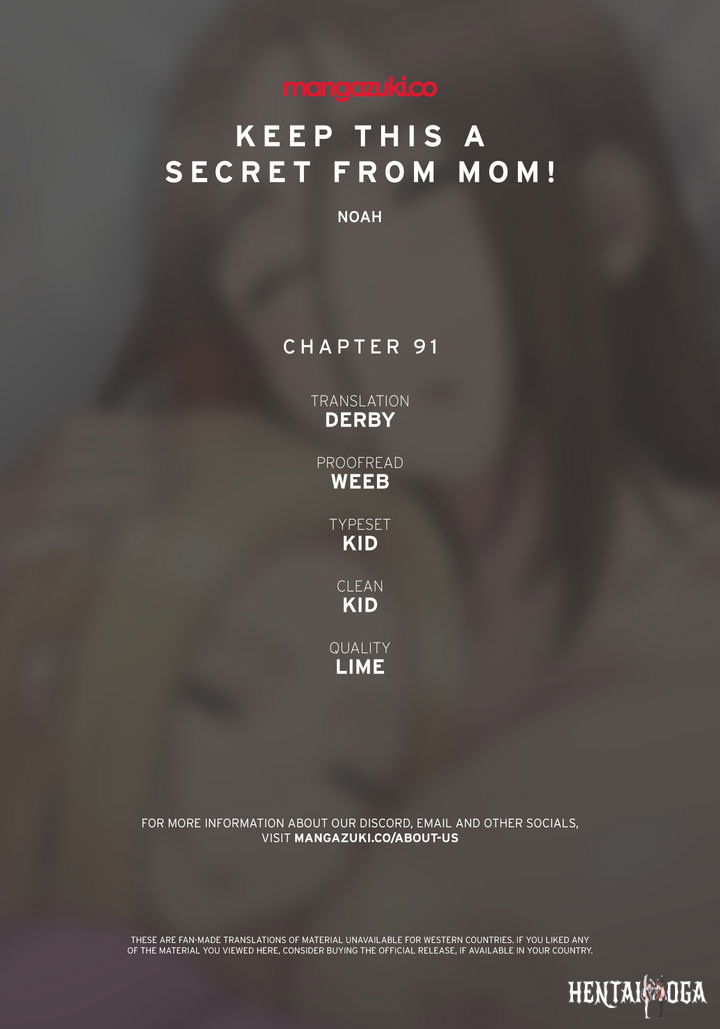Keep it a secret from your mother! Keep it a secret from your mother! Chapter 91 - Page 1
