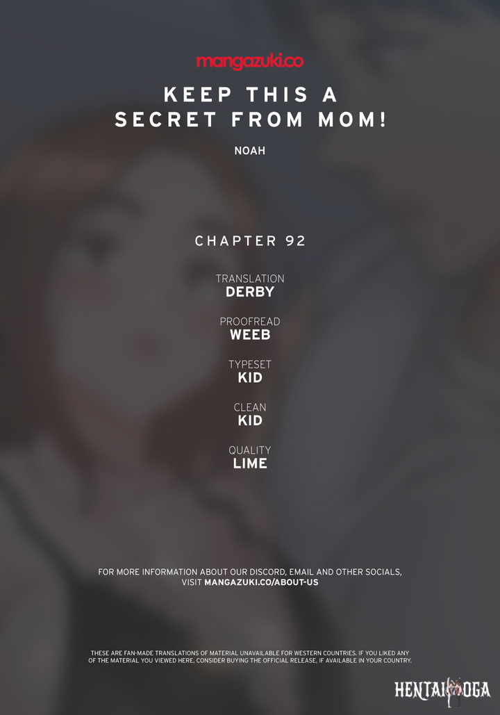 Keep it a secret from your mother! Keep it a secret from your mother! Chapter 92 - Page 1