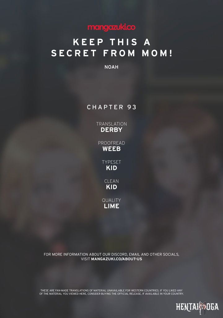 Keep it a secret from your mother! Keep it a secret from your mother! Chapter 93 - Page 1