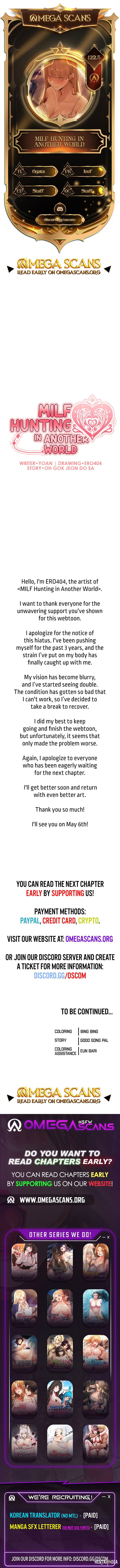 MILF Hunting In Another World MILF Hunting In Another World Chapter 122.5 - Page 1