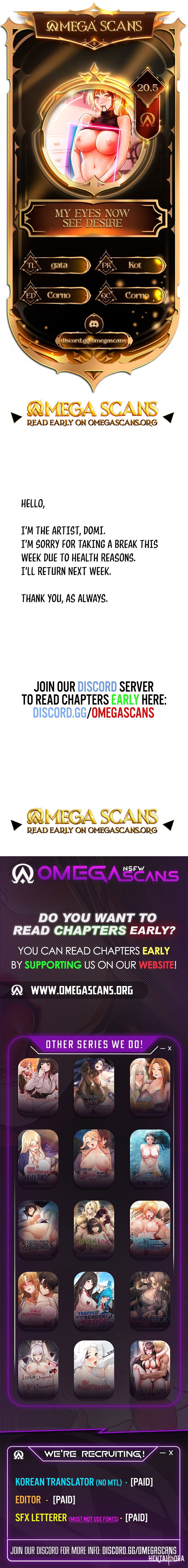 My Eyes Now See Desire My Eyes Now See Desire Chapter 20.5 - Page 1