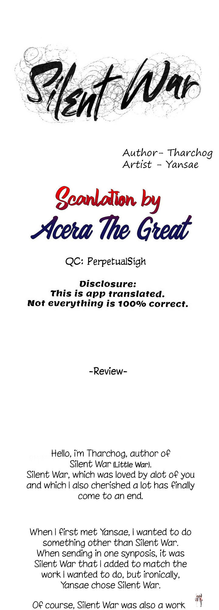 My Kingdom (Silent War) My Kingdom (Silent War) Chapter 160.5 - Page 1