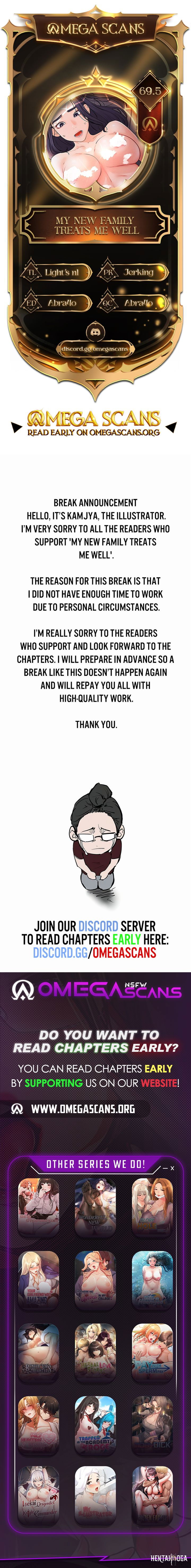 My New Family Treats me Well My New Family Treats me Well Chapter 69.5 - Page 1