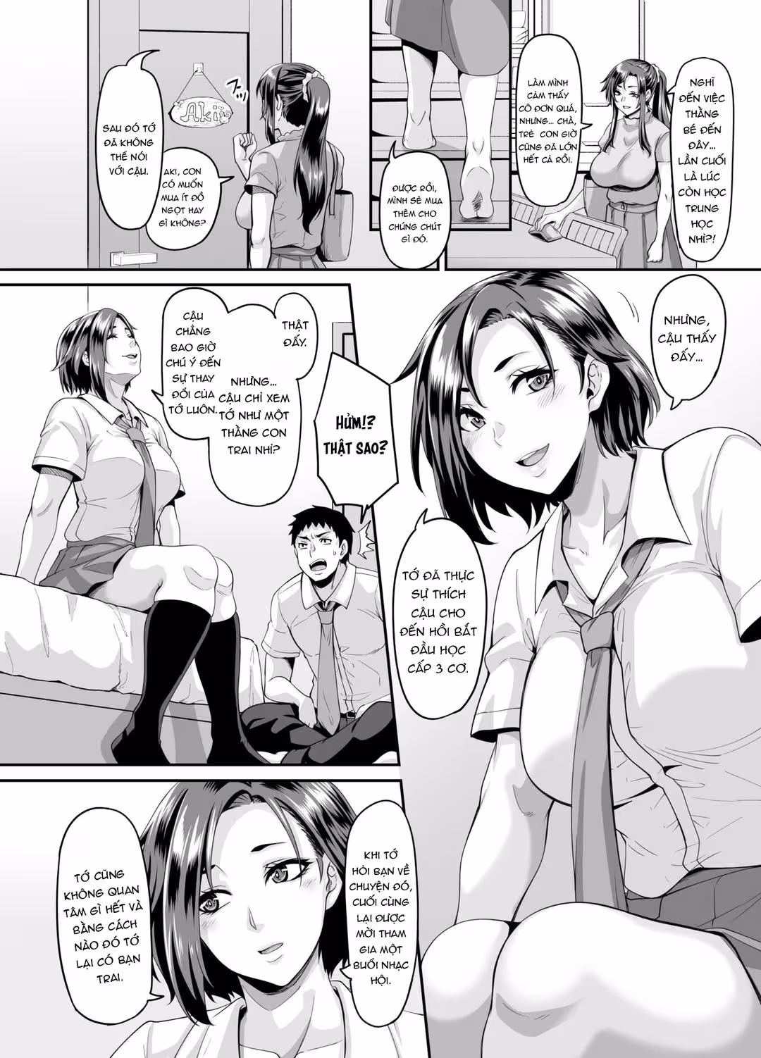 Người mẹ dâm dục chỉ cách biến con gái dâm của mình phải lòng bạn Xem chap đầu - Trang 7