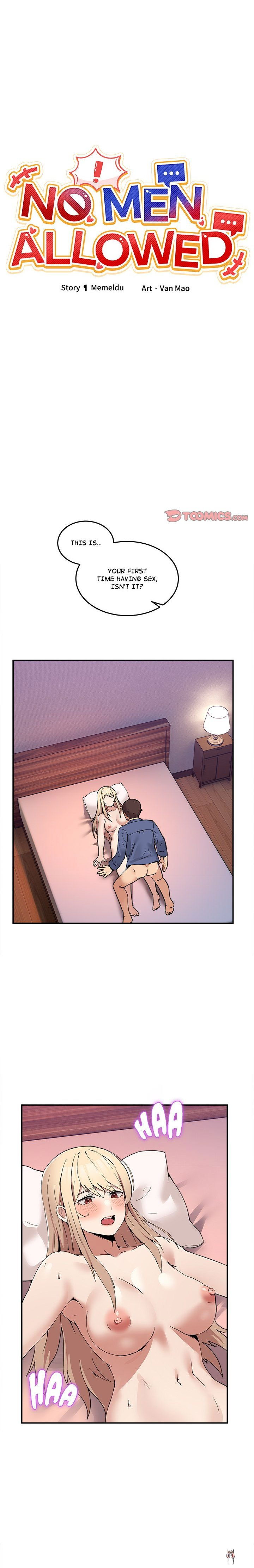 No Men Allowed No Men Allowed Chapter 6 - Page 1