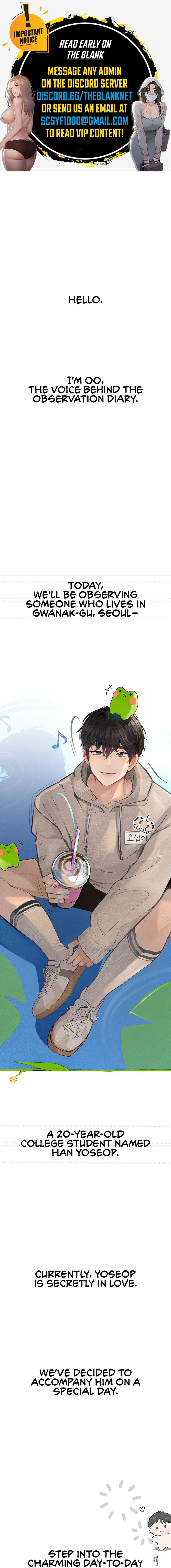 Observation Diary Chapter 16