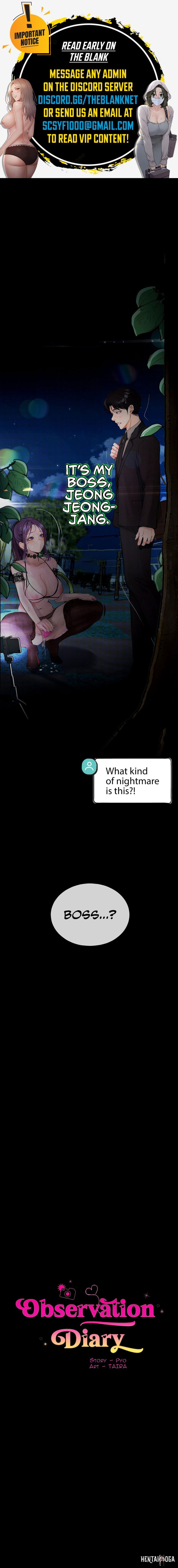 Observation Diary Chapter 6