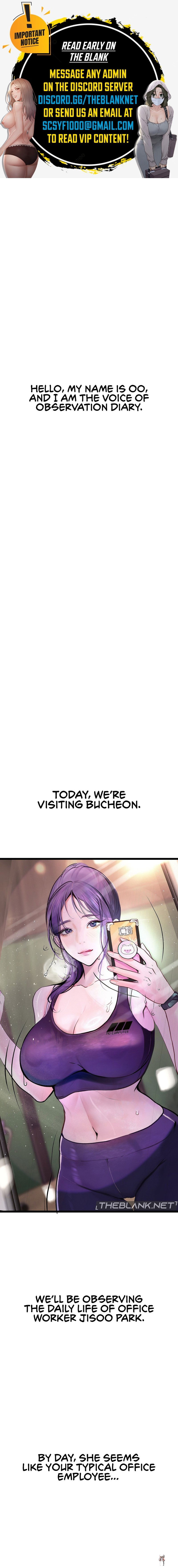 Observation Diary Chapter 5