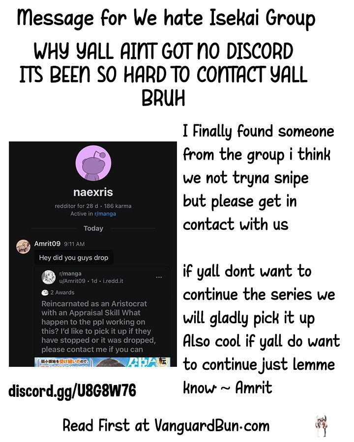 Reincarnated as an Aristocrat with an Appraisal Skill Reincarnated as an Aristocrat with an Appraisal Skill Chapter 32 - Page 1