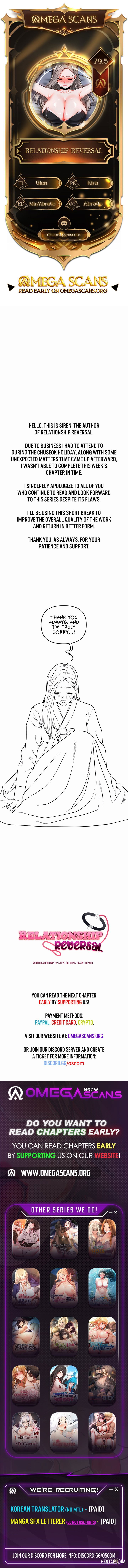 Relationship Reversal Relationship Reversal Chapter 79.5 - Page 1