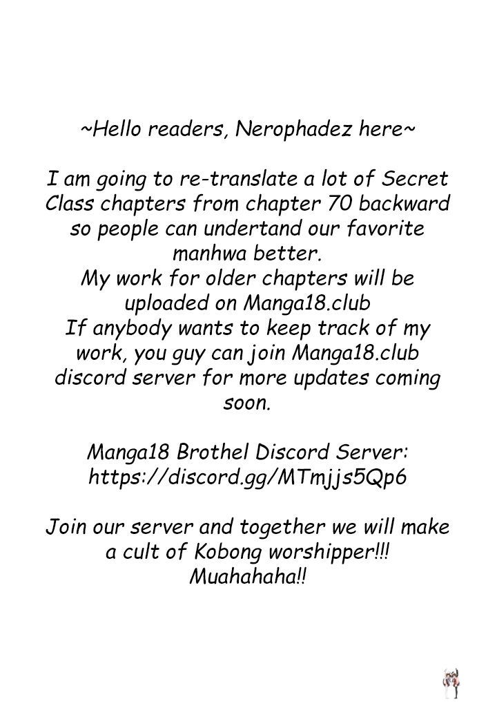 Secret Class Secret Class Chapter 71 - Page 1
