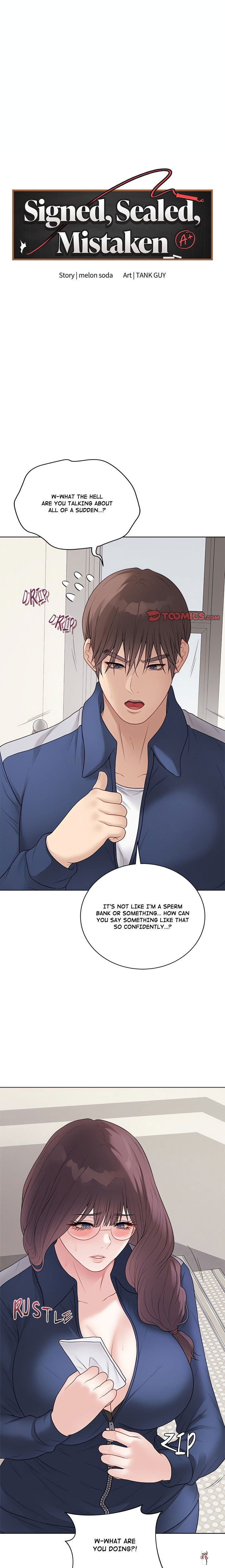 Signed, Sealed, Mistaken (Uncensored) Signed, Sealed, Mistaken (Uncensored) Chapter 33 - Page 1