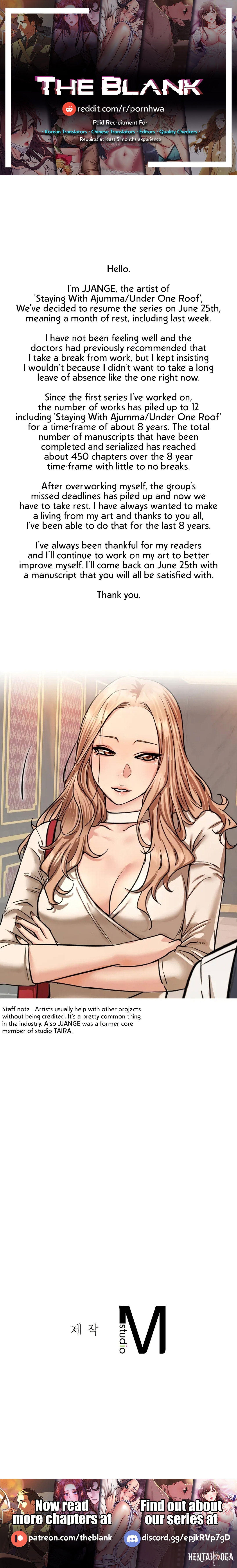 Staying with Ajumma Staying with Ajumma Chapter 56.5 - Page 1