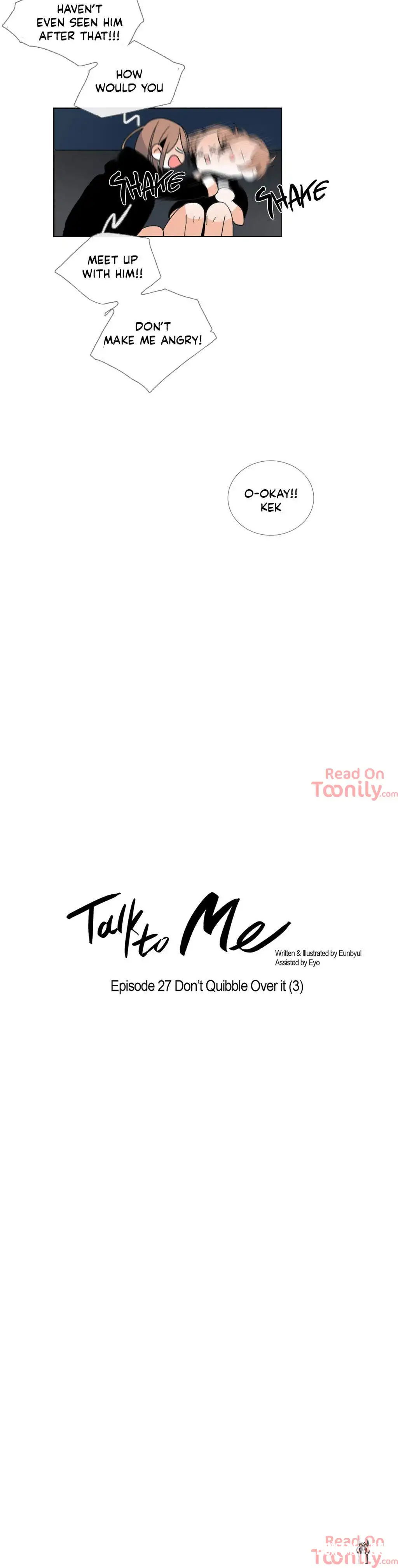 Talk to Me Talk to Me Chapter 27 - Page 5