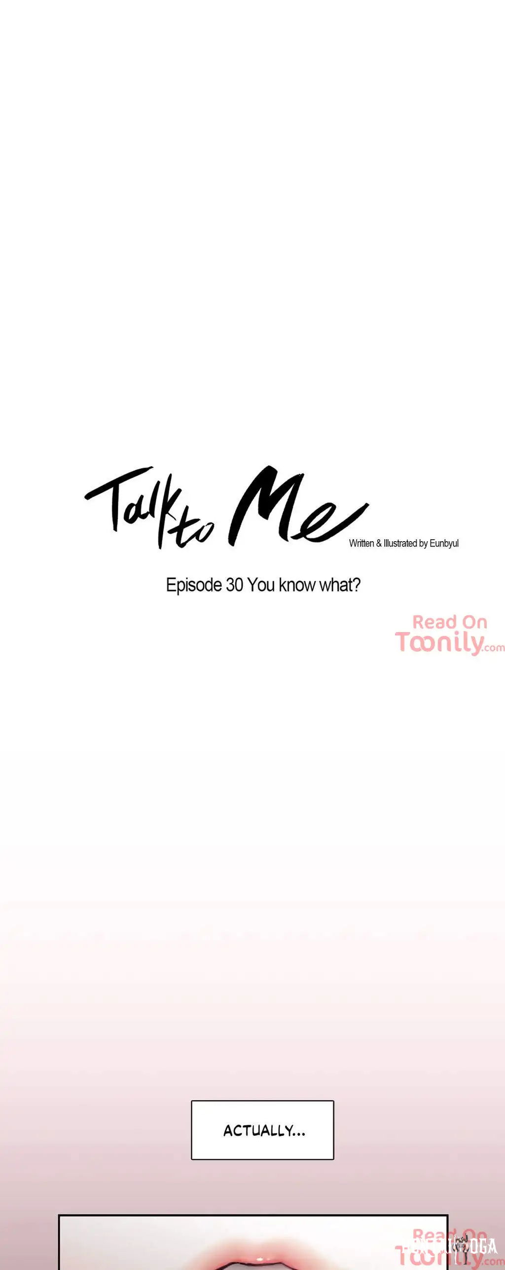 Talk to Me Talk to Me Chapter 30 - Page 6