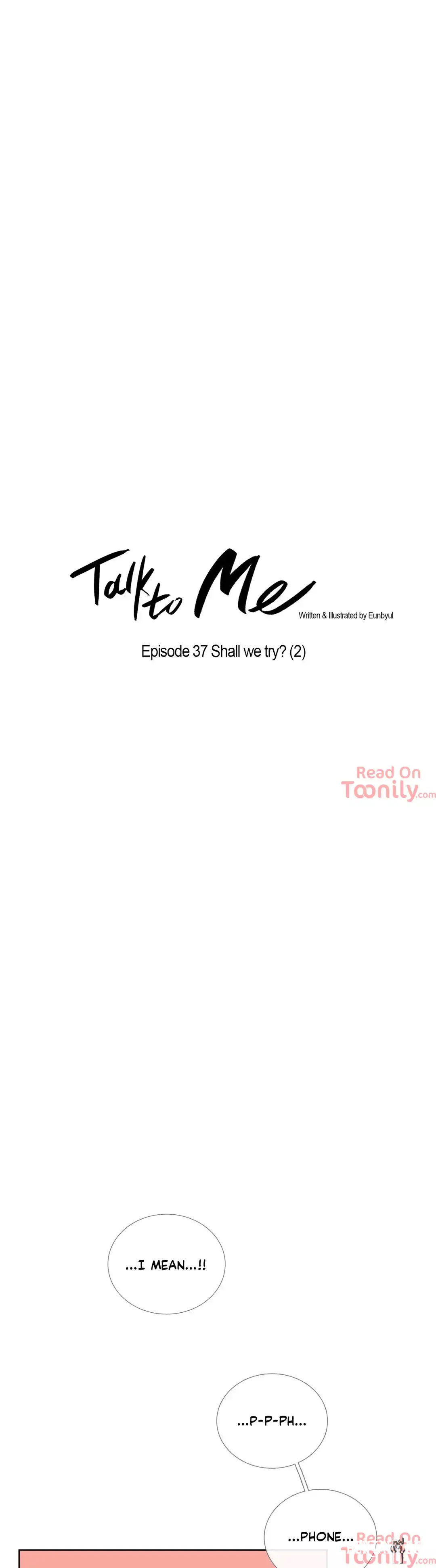 Talk to Me Talk to Me Chapter 37 - Page 3