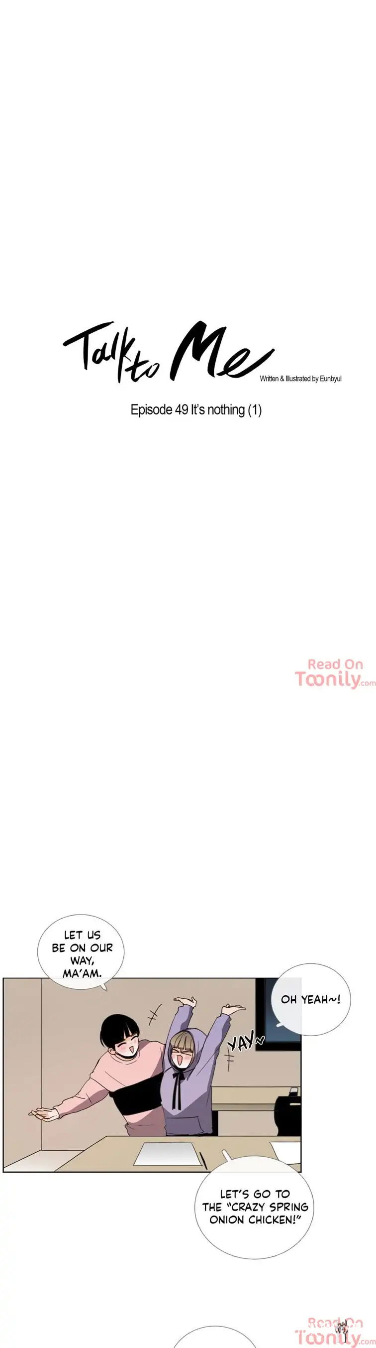 Talk to Me Talk to Me Chapter 49 - Page 6