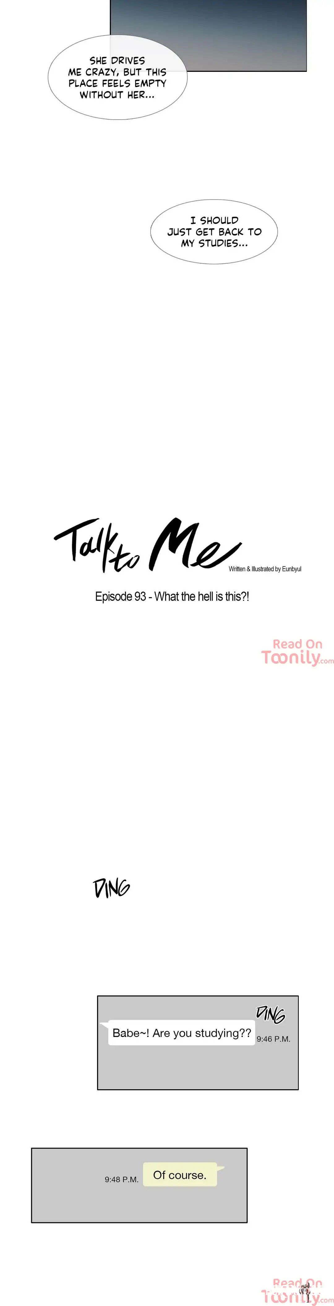 Talk to Me Talk to Me Chapter 93 - Page 3