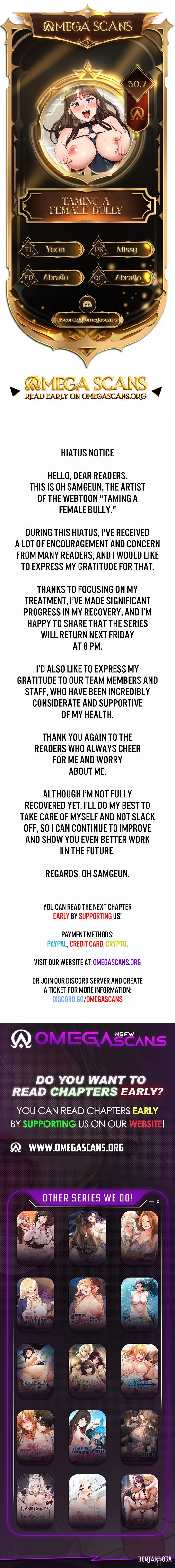 Taming A Female Bully Taming A Female Bully Chapter 30.7 - Page 1