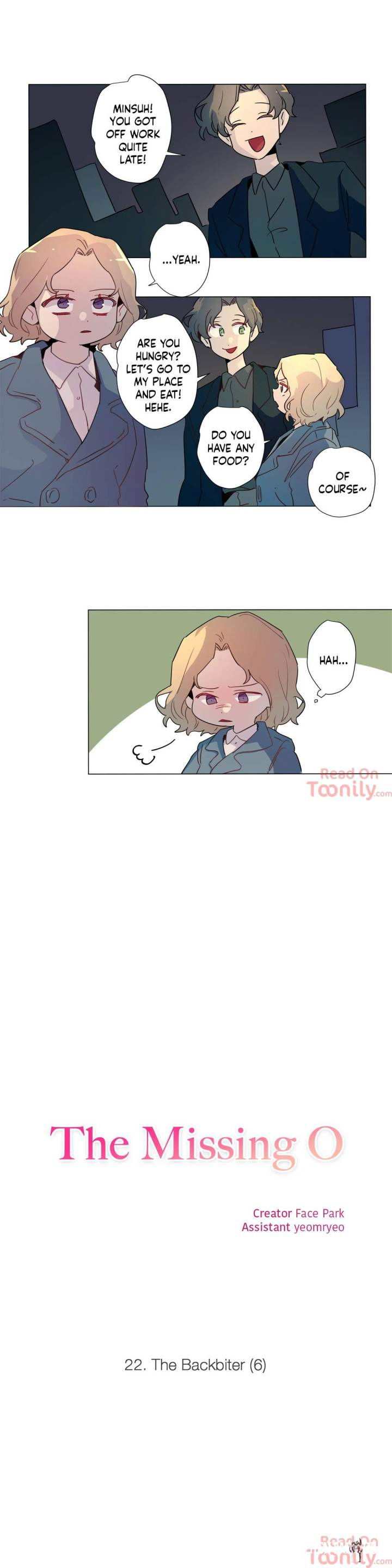 The Missing O The Missing O Chapter 22 - Page 1