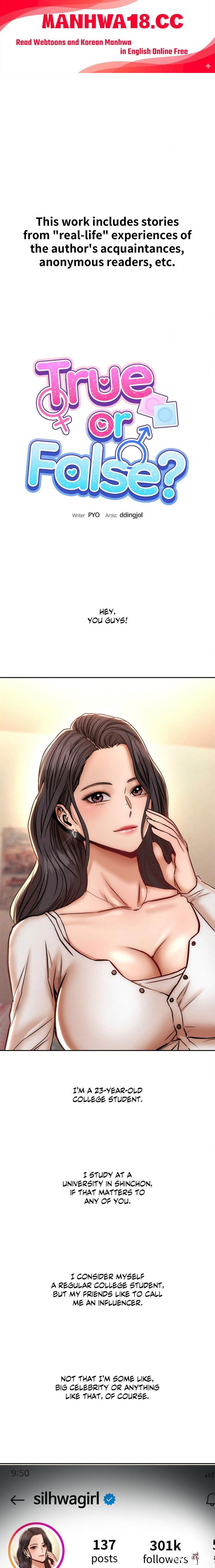 True or False? (Uncensored) True or False? (Uncensored) Chapter 147 - Página 1