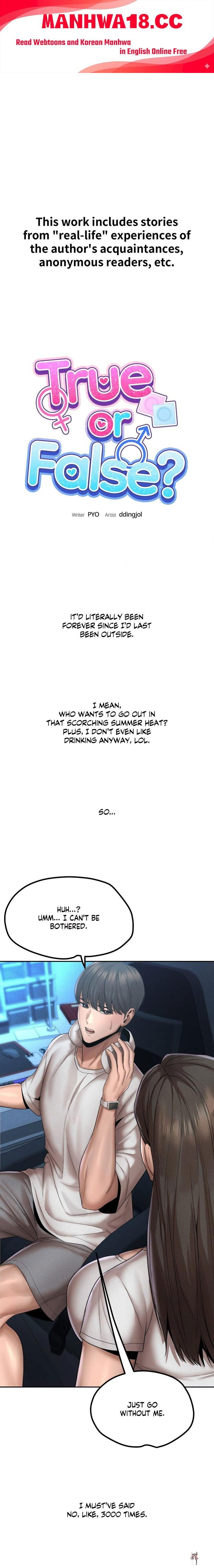 True or False? (Uncensored) True or False? (Uncensored) Chapter 156 - صفحة 1