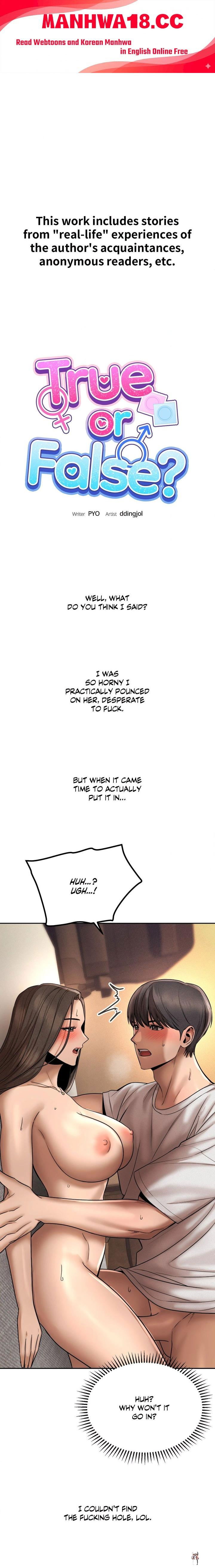True or False? (Uncensored) True or False? (Uncensored) Chapter 159 - Trang 1