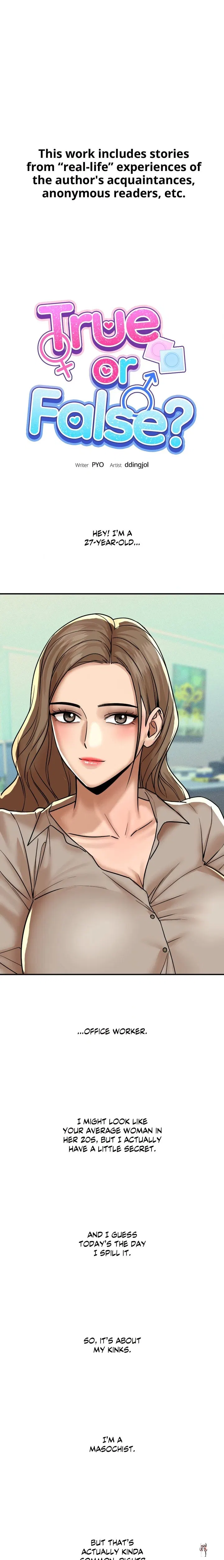 True or False? (Uncensored) True or False? (Uncensored) Chapter 180 - Página 1