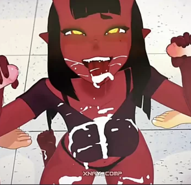 Sexy Succubi Summoned to Suck the Semen from his Shaft 3D - Séries Hentai